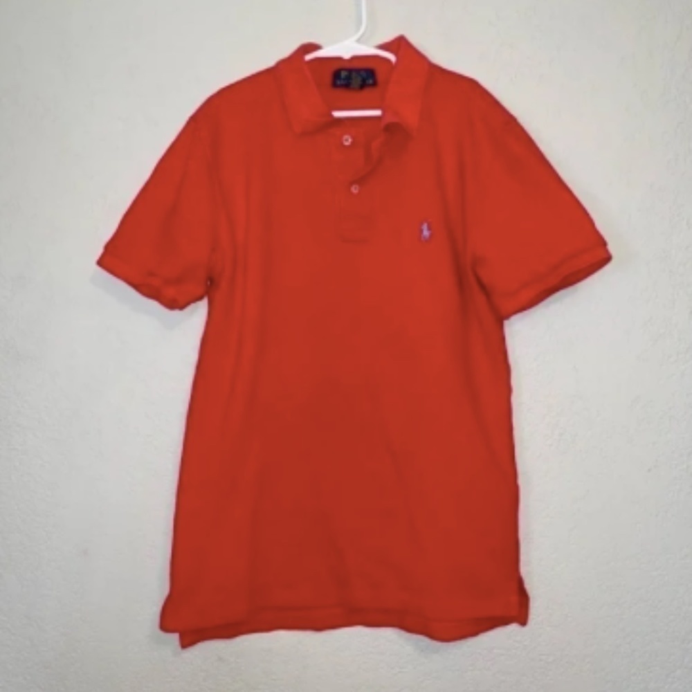 Kid's Polo Ralph Lauren Red Polo Shirt - Picture 2 of 6